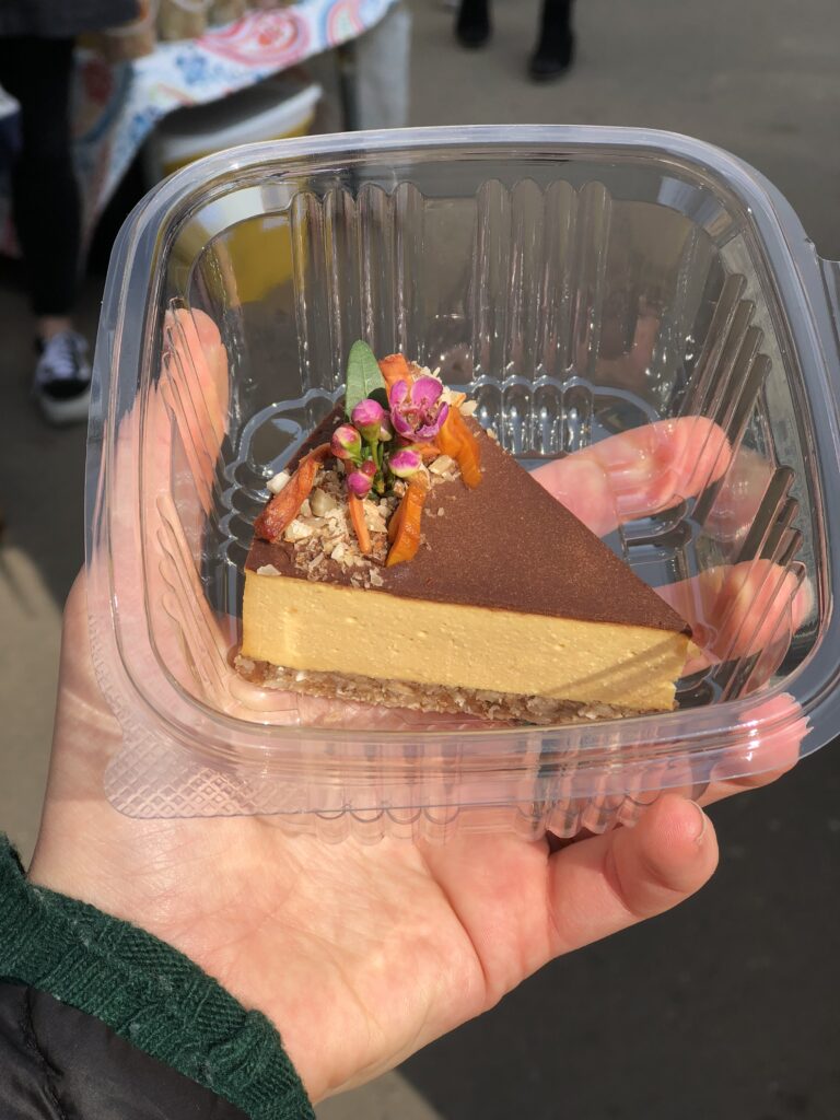 Vegan cake Prague